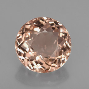 Morganita Salmão Natural 2.43ct, Corte Redondo, VVS