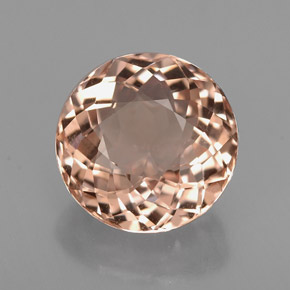 Morganita Salmão Natural 2.43ct, Corte Redondo, VVS
