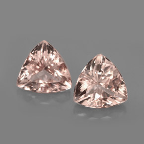 Pedras preciosas de morganita rosa natural de  ct, trillion, VVS-VS