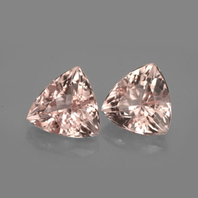 Pedras preciosas de morganita rosa natural de  ct, trillion, VVS-VS