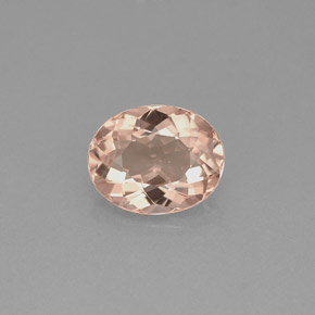 Morganita Luz rosa Natural 1.42ct, Corte Oval, VVS