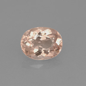 Morganita Luz rosa Natural 1.59ct, Corte Oval, VVS-VS