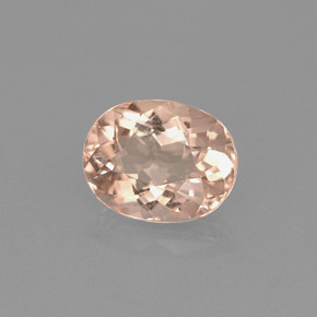 Morganita Luz rosa Natural 1.59ct, Corte Oval, VVS-VS