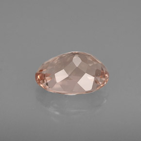 Morganita rosa natural 1,67ct, corte oval, VVS-VS