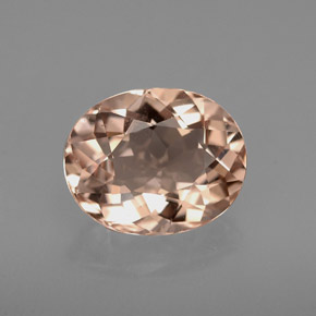 Morganita rosa natural 2,29ct, corte oval, VVS-VS