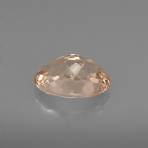 Morganita rosa natural 1,40ct, corte oval, VVS