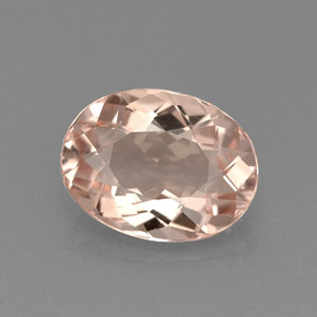 Morganita rosa natural 1,61ct, corte oval, VVS