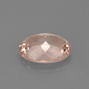 Morganita rosa natural 1,61ct, corte oval, VVS