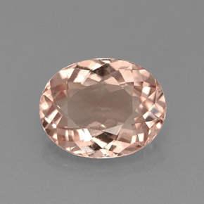 Morganita Luz rosa Natural 1.70ct, Corte Oval, VVS-VS