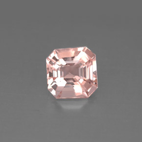 Morganita rosa natural 1,28ct, corte esmeralda, VVS-VS