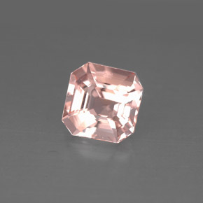 Morganita rosa natural 1,28ct, corte esmeralda, VVS-VS