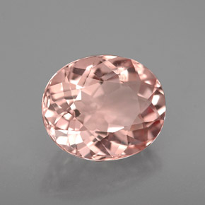 Morganita rosa natural 2,16ct, corte oval, VVS