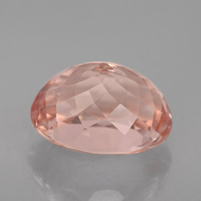 Morganita rosa natural 3,21ct, corte oval, VVS-VS