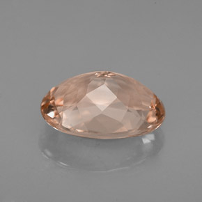 Morganita Salmão Natural 2.73ct, Corte Oval, VVS-VS