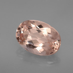 Morganita rosa natural 3,22ct, corte oval, VVS-VS
