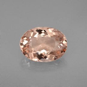 Morganita rosa natural 2,19ct, corte oval, VVS-VS