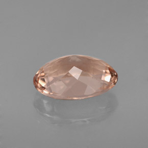 Morganita rosa natural 2,19ct, corte oval, VVS-VS