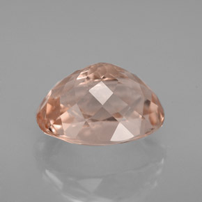 Morganita rosa natural 3,13ct, corte oval, VVS-VS