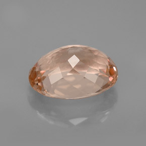 Morganita rosa natural 3,27ct, corte oval, VVS-VS