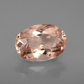 Morganita rosa natural 2,73ct, corte oval, VVS-VS