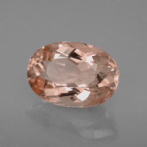 Morganita rosa natural 2,73ct, corte oval, VVS-VS