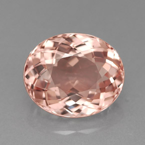 Morganita rosa natural 2,79ct, corte oval, VVS-VS