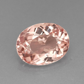 Morganita rosa natural 1,84ct, corte oval, VVS-VS