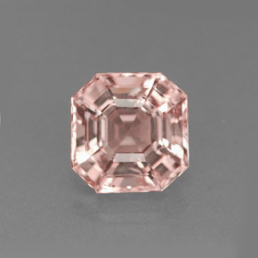 Morganita rosa natural 1,34ct, corte esmeralda, VVS-VS