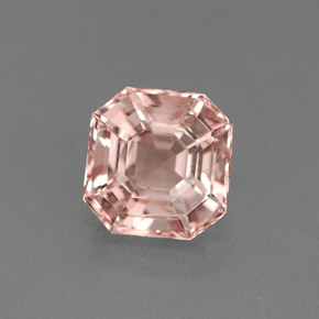 Morganita rosa natural 1,34ct, corte esmeralda, VVS-VS