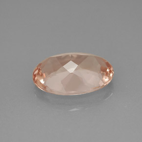 Morganita rosa natural 3,16ct, corte oval, VVS