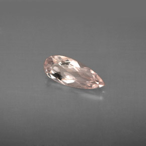 Morganita rosa natural 0,74ct, formato de pêra, VS