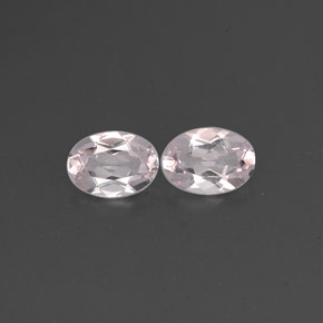 Pedras preciosas de morganita rosa natural de  ct, corte oval, VVS-VS