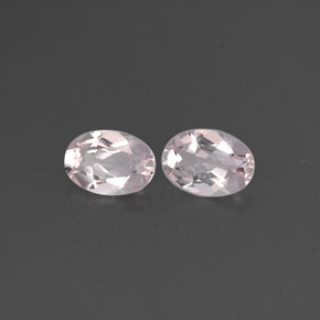 Pedras preciosas de morganita rosa natural de  ct, corte oval, VVS-VS