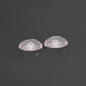 Pedras preciosas de morganita rosa natural de  ct, corte oval, VVS-VS