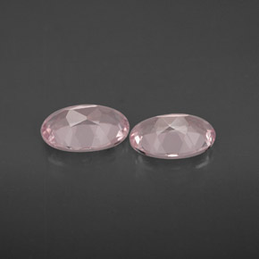 Pedras preciosas de morganita rosa natural de  ct, corte oval, VVS-VS