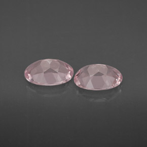 Pedras preciosas de morganita rosa natural de  ct, corte oval, VVS-VS