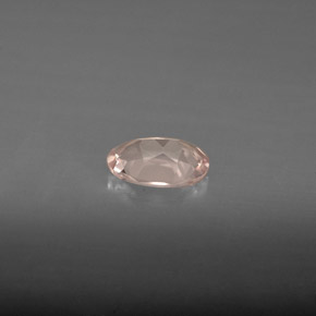 Morganita rosa natural 0,60ct, corte oval, VVS-VS