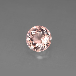 Morganita rosa natural 1,19ct, corte redondo, VS