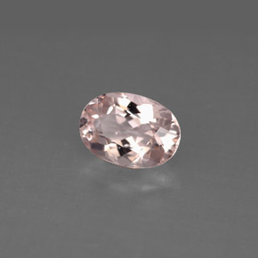Morganita rosa natural 1,14ct, corte oval, VS