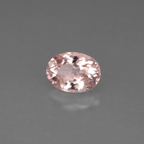 Morganita Luz rosa Natural 1.26ct, Corte Oval, VS