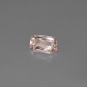 Morganita rosa natural 0,73ct, corte esmeralda, VVS-VS