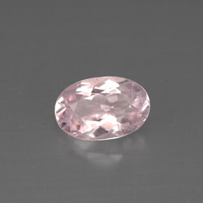 Morganita rosa natural 1,27ct, corte oval, VS