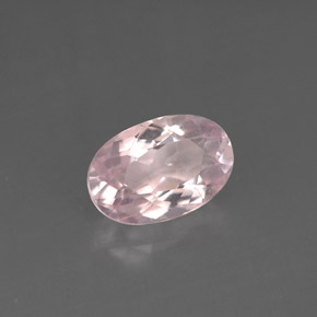 Morganita rosa natural 1,27ct, corte oval, VS