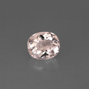 Morganita rosa natural 1,27ct, corte oval, VVS-VS
