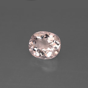 Morganita rosa natural 1,27ct, corte oval, VVS-VS