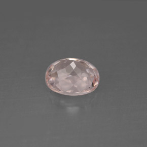 Morganita rosa natural 1,27ct, corte oval, VVS-VS