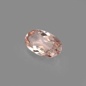 Morganita rosa natural 1,17ct, corte oval, VVS-VS