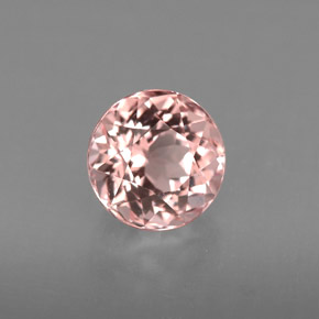 Morganita rosa natural 1,54ct, corte redondo, VVS-VS