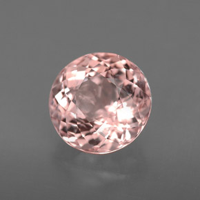 Morganita rosa natural 1,98ct, corte redondo, VS