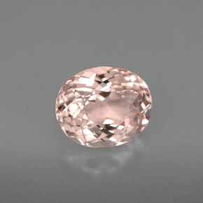 Morganita rosa natural 1,86ct, corte oval, VS